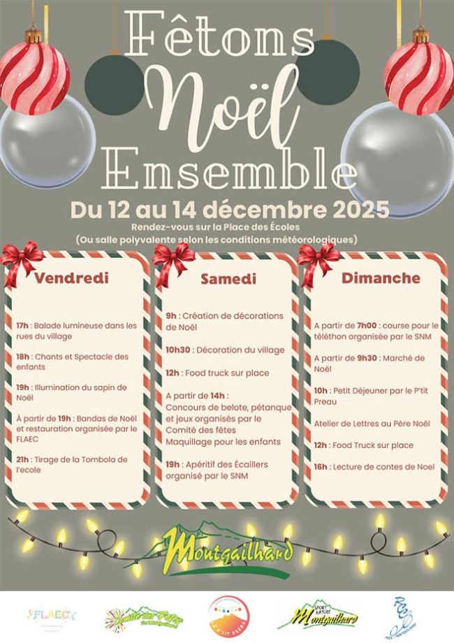 Fêtons Noël ensemble